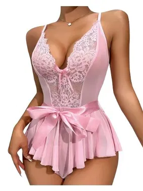 Lily Bianca Pembe Fantezi Babydoll Lily Bianca 970