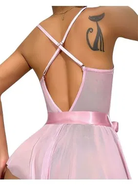 Lily Bianca Pembe Fantezi Babydoll Lily Bianca 970 - Alternatif Görünüm