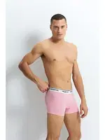 Pembe Strech Cotton Erkek Boxer Wooster W-061 - 3 Adet Pembe detay görünüm