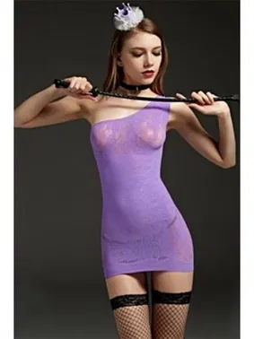 Phevos Phevos Lila Vücut Çorabı 278-007081