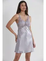 Pierre Cardin 605 Saten Dantel Gecelik Royal