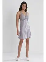 Pierre Cardin 605 Saten Dantel Gecelik Royal detay görünüm