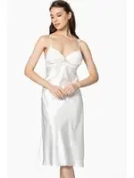 Sırt Dekolteli Çapraz Askılı Saten Dantel Gecelik Pierre Cardin 900  görsel 12