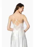 Sırt Dekolteli Çapraz Askılı Saten Dantel Gecelik Pierre Cardin 900  görsel 11