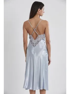 Pierre Cardin Sırt Dekolteli Çapraz Askılı Saten Dantel Gecelik Pierre Cardin 900  - Alternatif Görünüm