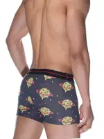 Pizza Desenli Erkek Boxer (Dijital Baskılı) Darkzone DZN2074 detay görünüm