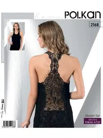 Polkan Sırtı Dantel Yüzücü Model Kadın Atlet Polkan 2168