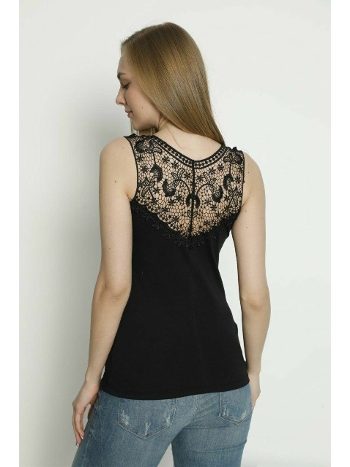 Sıfır Kol Sırtı Güpürlü Kadın Atlet Polkan 2337