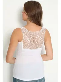 Polkan Sırtı Güpürlü Bayan Atlet Polkan 2367