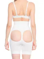 Popo Açık Paçalı Korse Pera Fitol 8009 Beyaz görsel 6