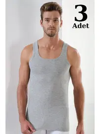 Arma Yıldız Premium Gri Erkek Atlet 3'lü Paket Arma Yıldız 1001 - 3 ADET