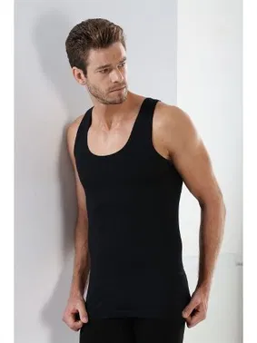 Arma Yıldız Premium Siyah Erkek Atlet 3'lü Paket Arma Yıldız 1001 - 3 ADET - Alternatif Görünüm