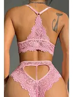 Pudra Dantel Bralet Fantazi Bralet Sütyen Takımı For Dreams 8455 Pudra detay görünüm