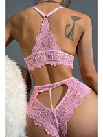 Pudra Dantel Bralet Fantazi Bralet Sütyen Takımı For Dreams 8455 Pudra görsel 4