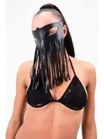 Püsküllü Fantezi Maske missisX 8052 Siyah