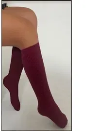 Daymod Rena Kadın Dizaltı Çorap Bordo Daymod D1222139