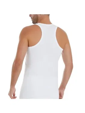 Yıldız Çamaşır Ribana 3'lü Paket Pamuk Sporcu Erkek Beyaz Atlet Yıldız 15 - Alternatif Görünüm