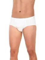 Ribana Beyaz 6'lı Paket %100 Pamuk Kom Erkek Slip Külot Yıldız 07 Beyaz