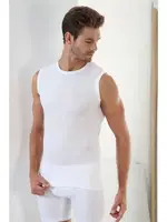 Ribana Beyaz Yuvarlak Yaka Kolsuz Atlet 2li Paket Arma Yıldız 1110 - 2 ADET Beyaz farklı açı