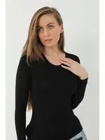 Ribana Siyah Uzun Kollu Badi 2li Paket Arma Yıldız 3343 - 2 ADET Siyah farklı açı