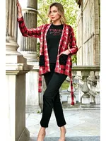 Sabahlık Uzun Kol T-Shirt ve Pantolon Pijama Takımı Anıl 5633