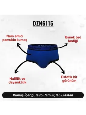 Darkzone Saks Hipster Erkek Slip  Darkzone DZN6115 - Alternatif Görünüm