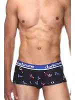 Şapka Desenli Kısa Erkek Boxer Darkzone DZN3310