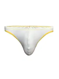 Darkzone Sarı Biyeli Beyaz Erkek Tanga  Darkzone DZN6632