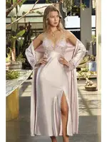 Saten Altılı Çeyiz Seti Nurteks 6687 Pudra