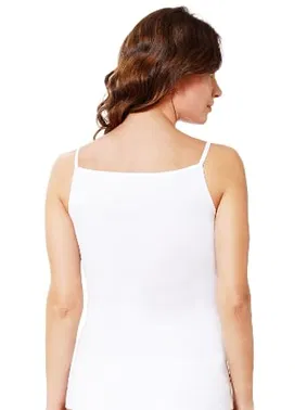 Özkan Saten Biyeli Pamuklu Modal İnce Askılı Kadın Atlet Özkan 20586  - Alternatif Görünüm