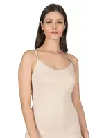 Saten Biyeli Pamuklu Modal İnce Askılı Kadın Atlet Özkan 20586  Ten farklı açı