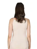 Saten Biyeli Pamuklu Modal İnce Askılı Kadın Atlet Özkan 20586  Ten görsel 4