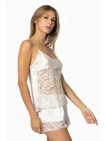 Saten Transparan Dantelli Askılı Şort Babydoll Takım Pierre Cardin 445  görsel 14