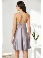 Saten Transparan Dantelli Çapraz Askılı Gecelik Pierre Cardin 850 görsel 21