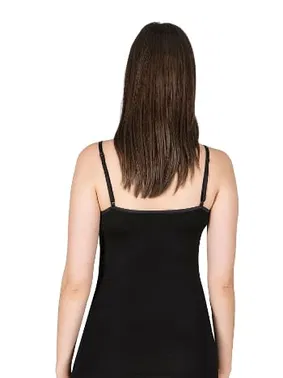 Özkan Saten Yaka İnce Askılı Viskon Esnek Yumuşak Kadın Atlet Özkan 25217  - Alternatif Görünüm