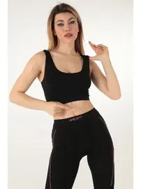 Miorre Seamless Desteksiz Kalın Askılı Spor Sütyen Miorre 999-ZZ0120