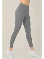 Seamless Dikişsiz Örme Yüksek Bel Sporcu Tayt DoReMi 002-000806 Antrasit