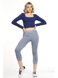 Miorre Seamless Dikişsiz Vücudu Saran Spor Kısa Tayt Miorre 001-001279