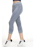 Seamless Dikişsiz Vücudu Saran Spor Kısa Tayt Miorre 001-001279 Gri görsel 7