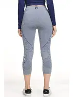 Seamless Dikişsiz Vücudu Saran Spor Kısa Tayt Miorre 001-001279 Gri görsel 8