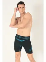 Seamless Dikişsiz Vücudu Saran Spor Kısa Tayt Miorre 001-026134 Siyah görsel 4