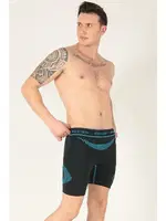 Seamless Dikişsiz Vücudu Saran Spor Kısa Tayt Miorre 001-026134 Siyah görsel 6