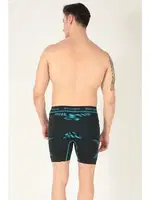 Seamless Dikişsiz Vücudu Saran Spor Kısa Tayt Miorre 001-026134 Siyah görsel 7