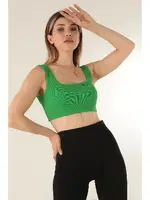 Seamless Fitilli Spor Sütyeni DoReMi 002-000144 Haki görsel 9