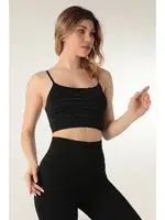 Seamless İnce Askılı Simli Büstiyer Miorre 999-ZZ0140 Siyah farklı açı