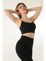 Seamless İnce Askılı Simli Büstiyer Miorre 999-ZZ0140 Siyah görsel 6