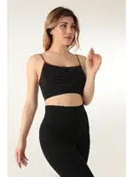 Seamless İnce Askılı Simli Büstiyer Miorre 999-ZZ0140 Siyah görsel 8