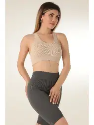 DOREMI Seamless Örme Çapraz Askılı Büstiyer DoReMi 002-000098