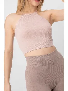 DOREMI Seamless Örme Halter Yaka Büstiyer DoReMi 002-000135 - Alternatif Görünüm