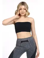 Seamless Straplez Askısız Pedsiz Büstiyer Miorre 999-ZZ0158 Siyah görsel 5